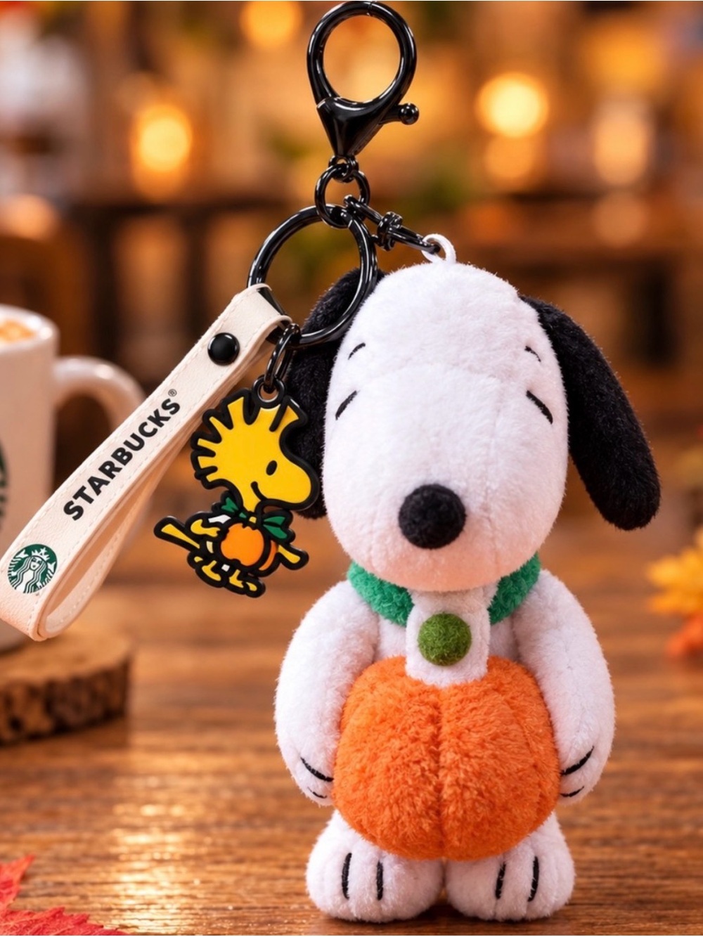Starbucks Snoopy Plush Keychain